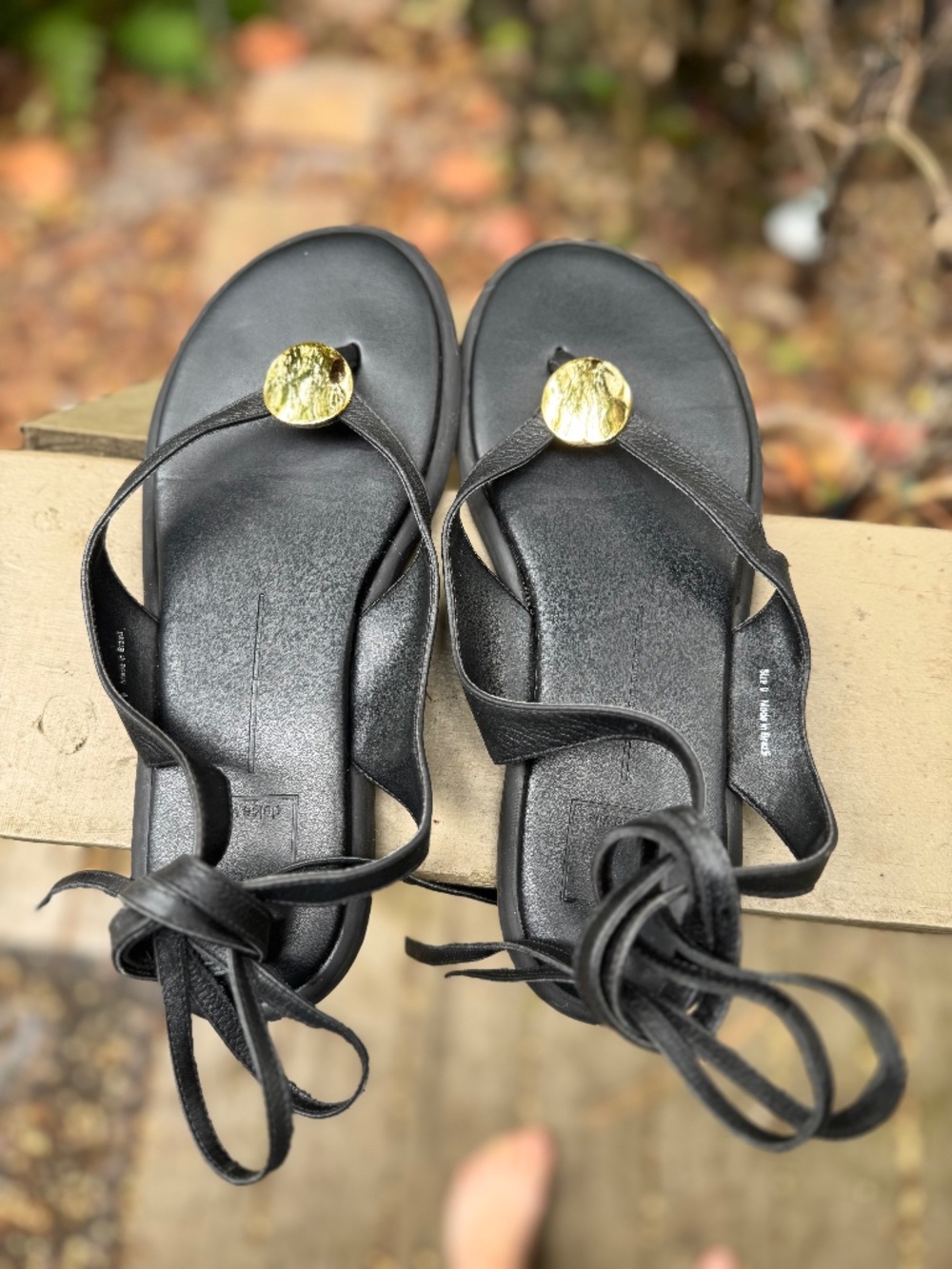 Dolce Vita Judy Black Leather Sandals